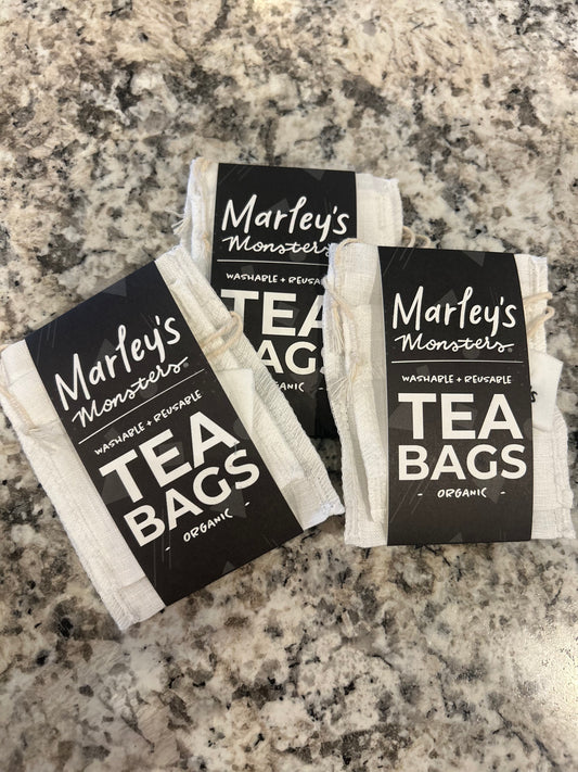 Organic Reusable Tea Bags (set of 2)